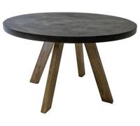 Concrete Top 4 Seater Round Dining Table