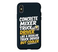 Concrete Truck Driver Cement Mixer Operator Case for iPhone X/XS