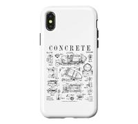Concrete Truck Driver Cement Mixer Retro Vintage Patent Case for iPhone X/XS