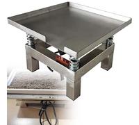 Concrete Vibrating Table Vibration Electric Vibration Test, Stainless Steel Vibration Benchtop Test Block Vibration Platform, Square Dental Vibrator Vibr,50 * 50cm