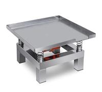 Concrete Vibrating Table with Speed Regulator, 50x50CM Bench Test Block Vibration Platform Stainless Steel Mini Vibration Table, Vibration Test