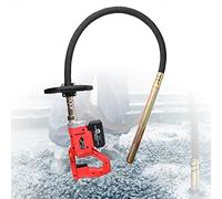 Concrete Vibrator Concrete Poker, HandHeld Rechargeable 2500RPM Concrete Vibrating Motor Cordless Industrial Strong Cement Vibrator with 1.5m Hose, Rod Diameter 35mm