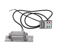 Concrete Vibrator Motor, DC 12V Brushless Vibration Motor with Digital Display, 7500RPM Speed Adjustable IP65 Aluminum Alloy Motor for Construction and Industrial (15W)
