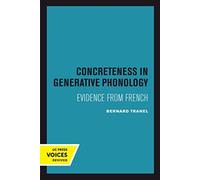 Concreteness in Generative Phonology : Evidence from French