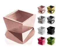 CONCRETTE Flower Pot, Rose Gold, 9x9x9 cm