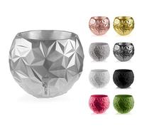 CONCRETTE Flower Pot, Silver, Ø 24-34.5x34.6x27.3 cm