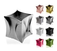 CONCRETTE Flower Pot, Silver, 10x8x8 cm