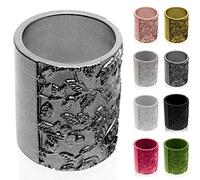 CONCRETTE Flower Pot, Silver, 11x9x9 cm