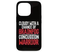 Concussion Cloudy With Chance Brainfog Concussion Warrior Case for iPhone 13 Pro