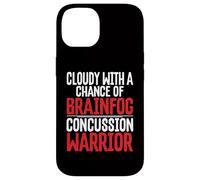 Concussion Cloudy With Chance Brainfog Concussion Warrior Case for iPhone 14