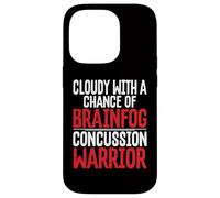 Concussion Cloudy With Chance Brainfog Concussion Warrior Case for iPhone 14 Pro