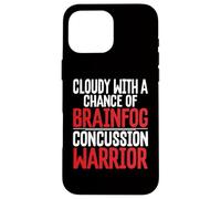 Concussion Cloudy With Chance Brainfog Concussion Warrior Case for iPhone 16 Pro Max