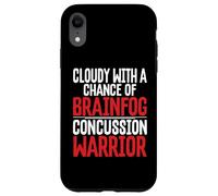 Concussion Cloudy With Chance Brainfog Concussion Warrior Case for iPhone XR