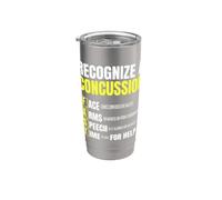 Concussion Warrior Funny Brain Injury Survivor Stainless Steel Insulated Tumbler