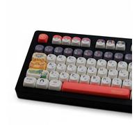 Concutelly PBT Keycaps 151 Keys MOA Profile Cute Japanese Anime Theme Keycaps Set for Mechanical Keyboard, Compatible with ANSI, 60%, 65%, 75%, TKL, Full-Sized Layout