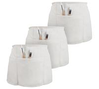 Conda 3 Pack Waist Apron, Short Apron With Pockets, Chef Apron for Women Men, Waitress Apron for Home Restaurant Bar, Cooking Cleaning Gardening Painting