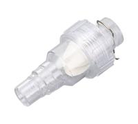 Condensate Drain Check Valve Central AC Air Conditioner Hose Prevent Odor Reflux Non Return One Way Slow Closing Single Action PC Material High Strength Weather Erosion Wide Application Indoor Use