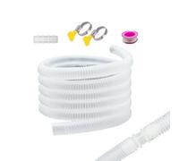 Condensate Drain Hose Kit | Thickened Quick Fixation | AC Drain Hose Kit with Adapter | for Mobile Home Apt Balcony Homeowners Technicians Enthusiasts