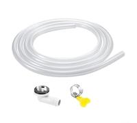 Condensate Hose Air Conditioning Drain Pipe Set 90cm Flexible Tubing with Metal Ring for Efficient Water Drainage Solution(10FT Suit)