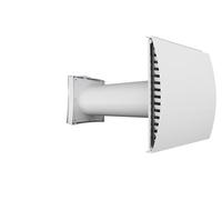 Condensation Damp Control Passive Wall Intake Vent Grille Kit with Filter 100mm (4 inch) Duct for Passive Fresh Air Anti Draught & Non Inflammable External Wall Wind Sound Baffle Hood Vent Cover Draft