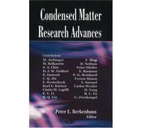 Condensed Matter Research Advances
