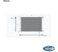 CONDENSER AIR CONDITIONING 350203101300 FOR MERCEDES-BENZ C-CLASS/T-Model CLS