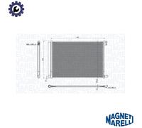 CONDENSER AIR CONDITIONING 350203101300 FOR MERCEDES-BENZ C-CLASS/T-Model CLS