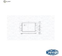 MAGNETI MARELLI 350203103300 Air conditioning condenser