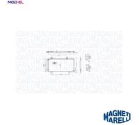 MAGNETI MARELLI 350203104100 Air conditioning condenser