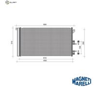 CONDENSER AIR CONDITIONING 350203248000 FOR FIAT PANDA/Hatchback/Van/CLASSIC