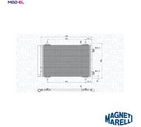 CONDENSER AIR CONDITIONING 350203710000 FOR PEUGEOT EXPERT/Platform/Chassis 1.6L