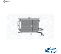 MAGNETI MARELLI 350203737000 Air conditioning condenser