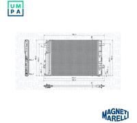 CONDENSER AIR CONDITIONING 350203758000 FOR MERCEDES-BENZ GLA-CLASS/SUV 1.5L