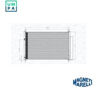 MAGNETI MARELLI 350203767000 Air conditioning condenser