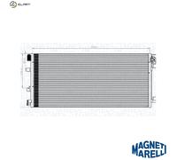 MAGNETI MARELLI 350203787000 Air conditioning condenser