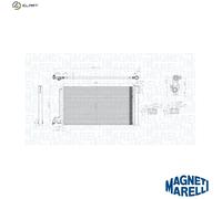 MAGNETI MARELLI 350203796000 Air conditioning condenser