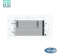 MAGNETI MARELLI 350203827000 Air conditioning condenser