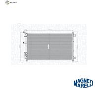 MAGNETI MARELLI 350203829000 Air conditioning condenser