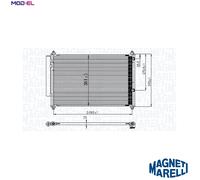CONDENSER AIR CONDITIONING 350203850000 FOR TOYOTA 1NZ-FXE 1.5L 4cyl YARIS
