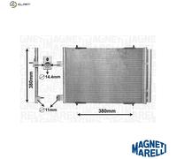 CONDENSER AIR CONDITIONING 350203855000 FOR PEUGEOT 407/SW/Van 508/II CITROEN