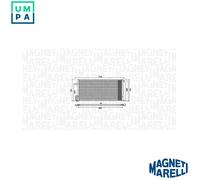 CONDENSER AIR CONDITIONING 350203882000 FOR ALFA ROMEO FIAT BRAVO/II GRANDE 0.9L
