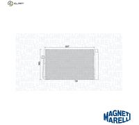 MAGNETI MARELLI 350203899000 Air conditioning condenser