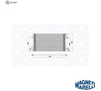 Magneti Marelli Air Conditioning Condenser 350203941000 - Fits Renault Master II, Opel Movano A