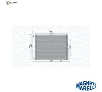 MAGNETI MARELLI 350203984000 Air conditioning condenser