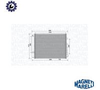 MAGNETI MARELLI 350203984000 Air conditioning condenser