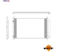 NRF 350321 Air conditioning condenser