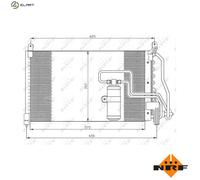 NRF 35134 Air conditioning condenser
