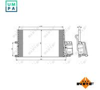 NRF 35183 Air conditioning condenser
