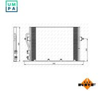 NRF 35196 Air conditioning condenser
