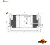 NRF 35218 Air conditioning condenser